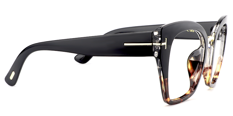 Square Gold-Tortoise Glasses | Zeelool Eyeglasses4