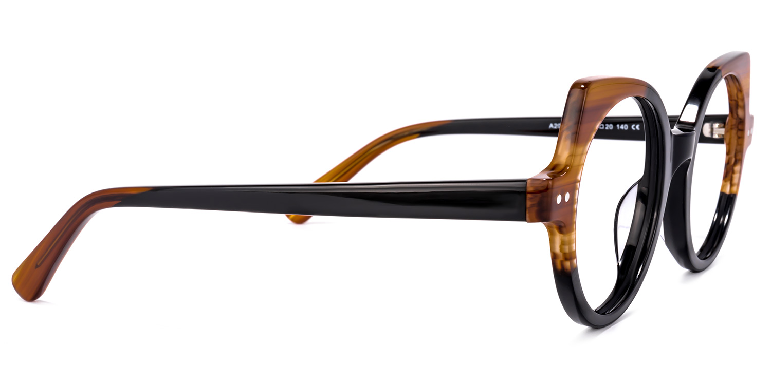 Gilbert Cateye Black Glasses3