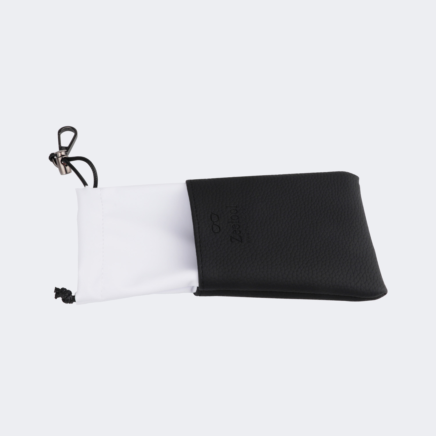 Black & White Portable Eyeglasses Case 0