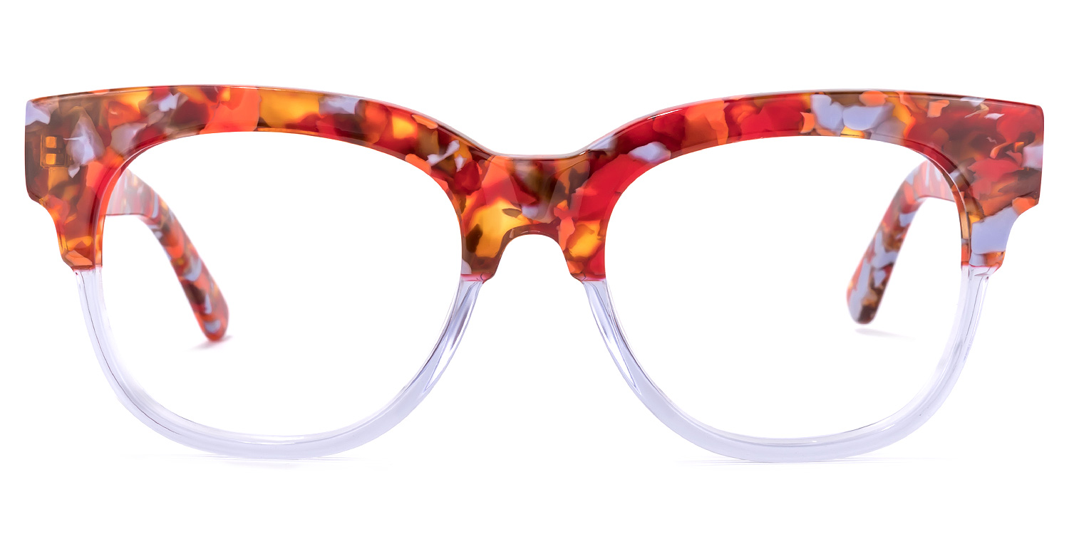 Yessenia Square Purple Glasses0