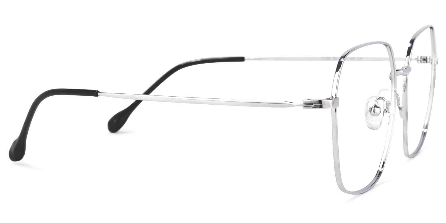 Zander Square Silver Glasses3