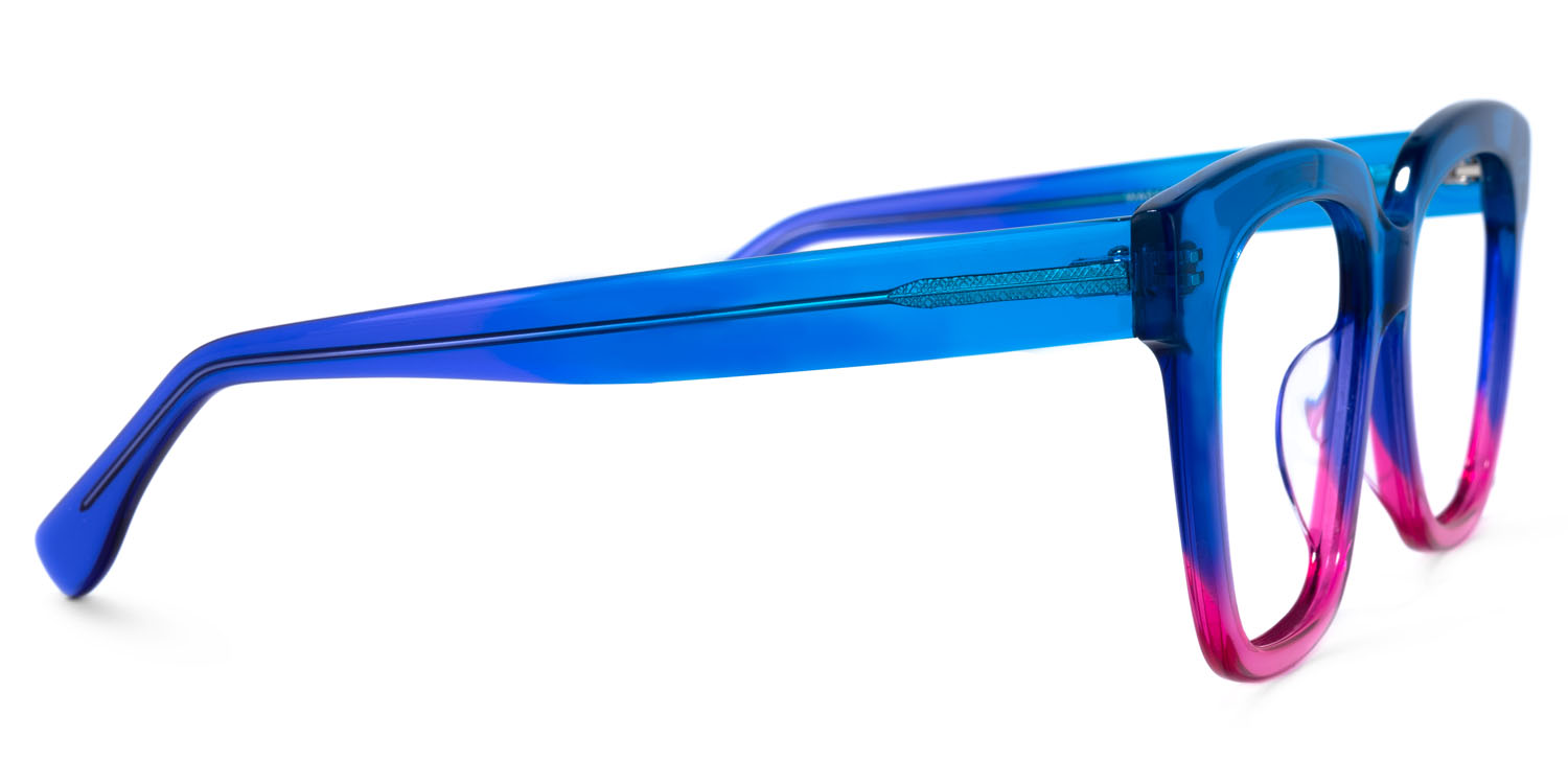 Xion Square Blue-Purple Glasses3