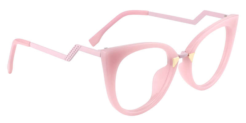 Jacqueline Cat Eye Pink Glasses3