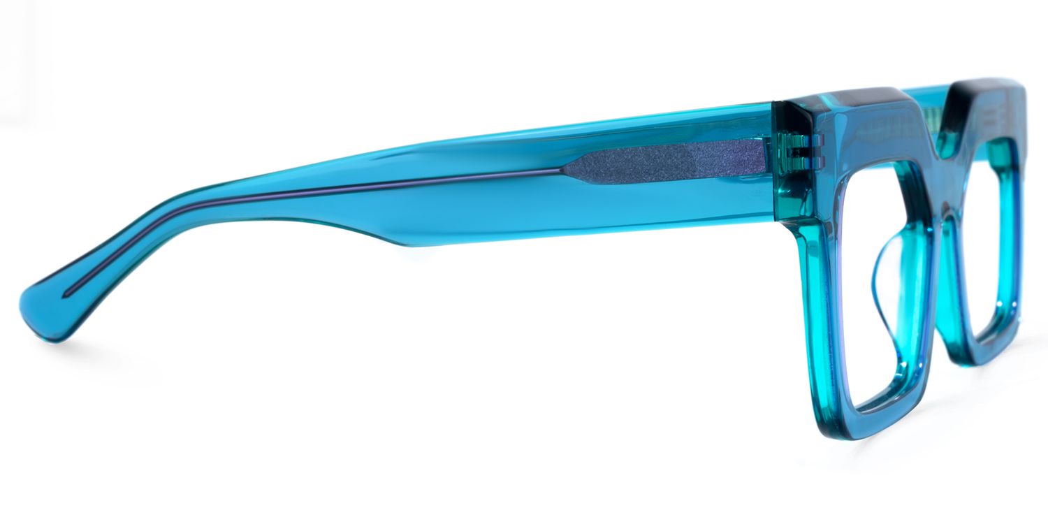 Rosado Rectangle Blue Glasses3