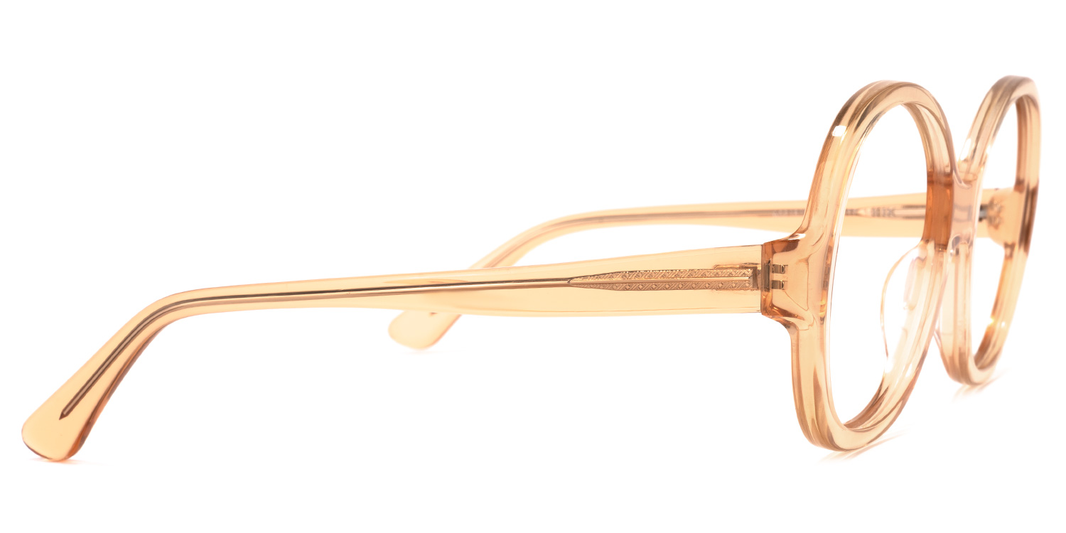 Bryan Round Orange Glasses3