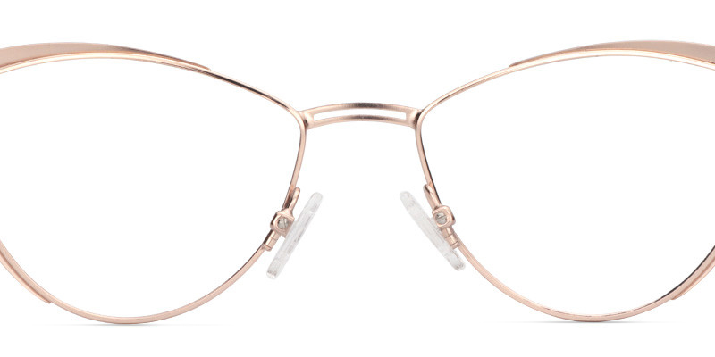 Sydney Cat Eye White Glasses5