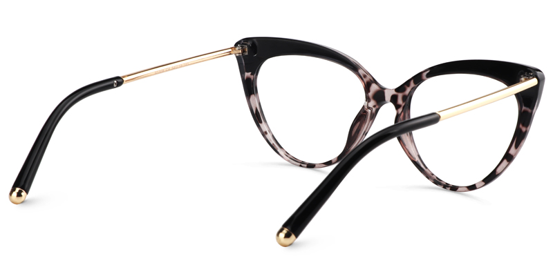 Cat Eye Tortoise&Crystal Glasses6
