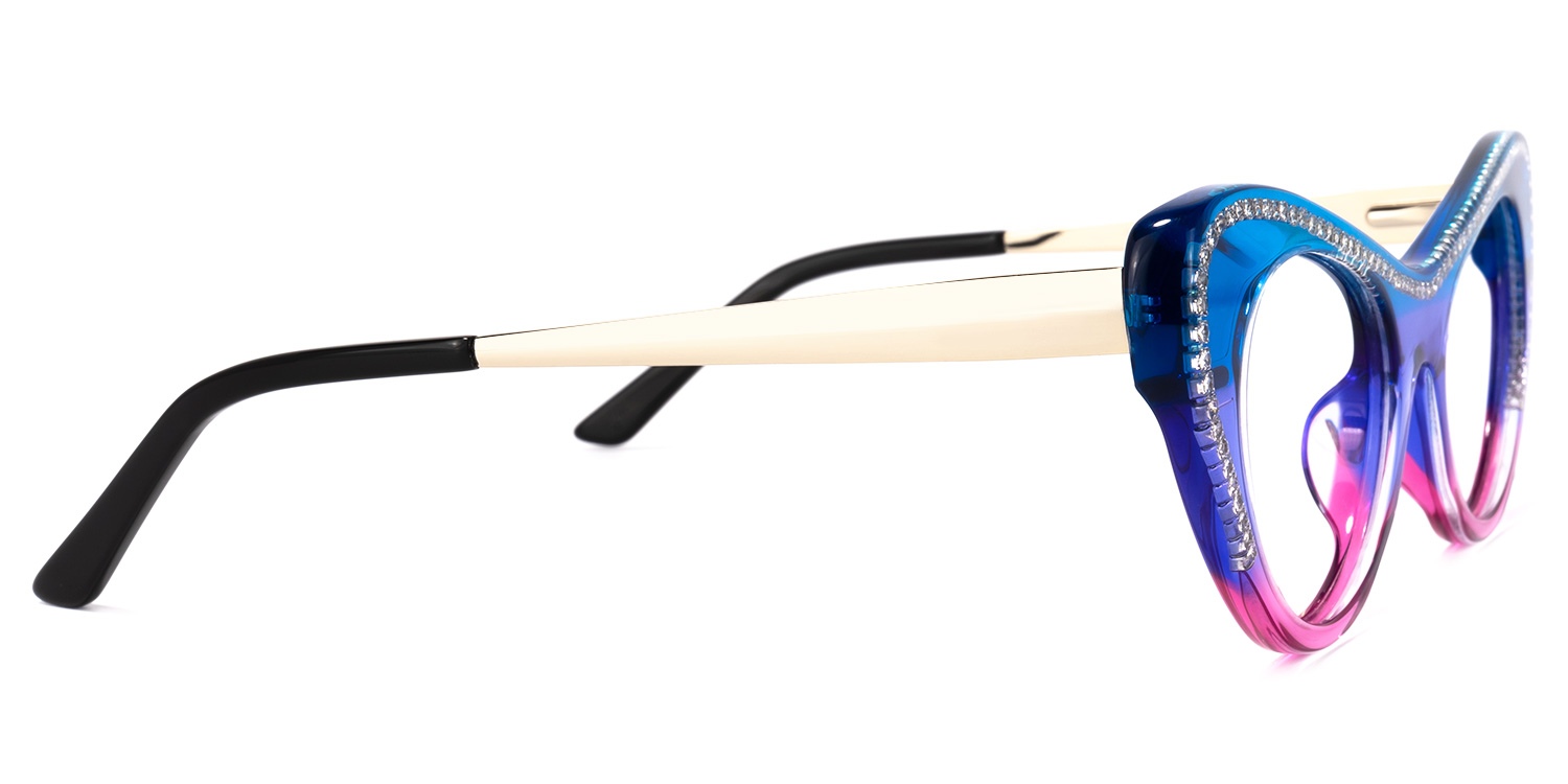 Shirley Cateye Two-tone Glasses3