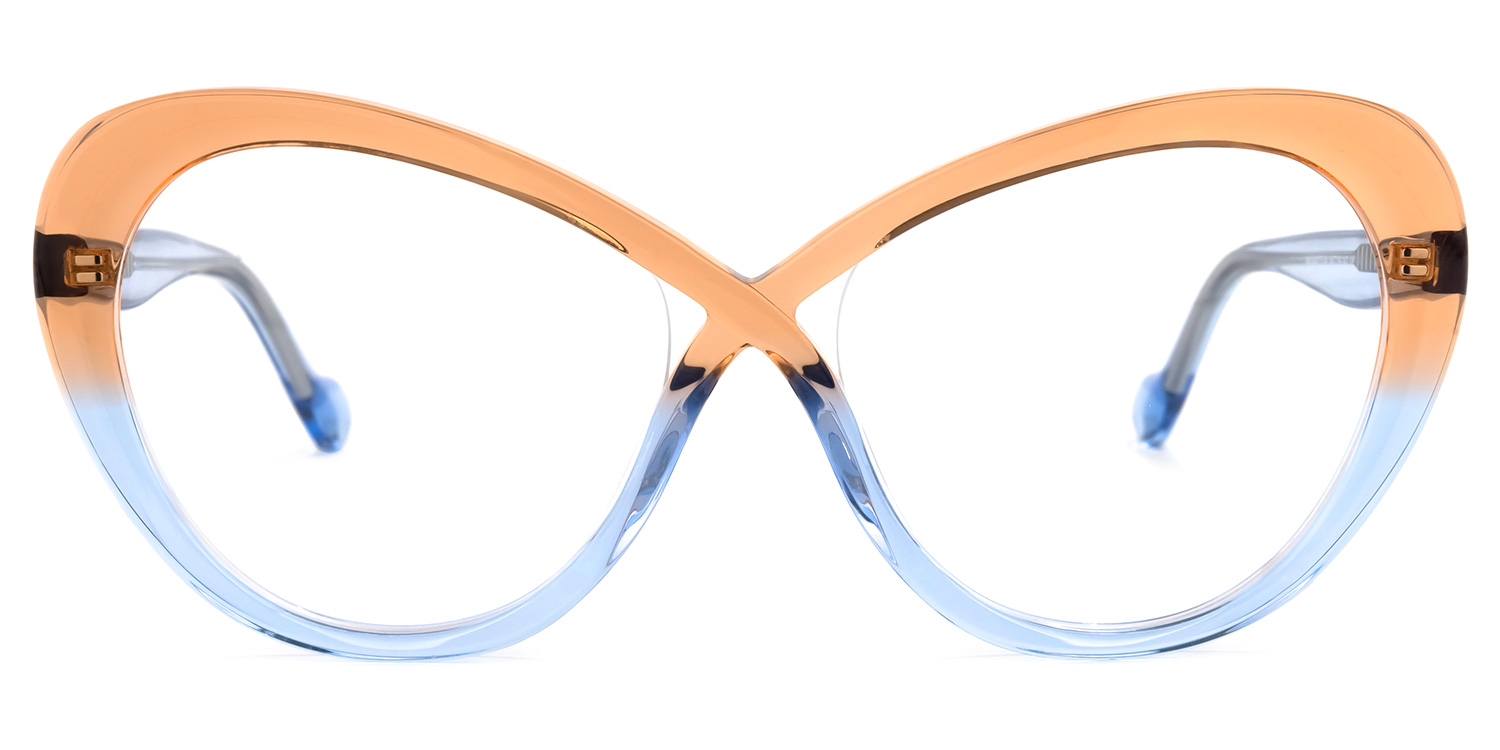 Charde Geometric Blue Glasses good-img