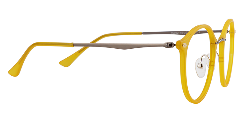 Ivy Round Yellow Glasses4