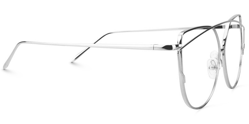 Selina  Aviator Silver Glasses4