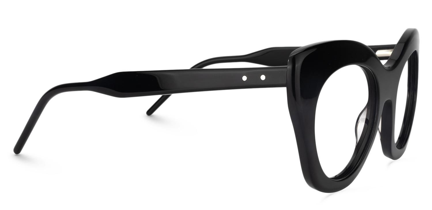 Maria Cat-eye Black Glasses4