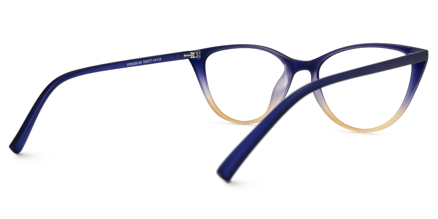 Lucy Cateye Blue Glasses3