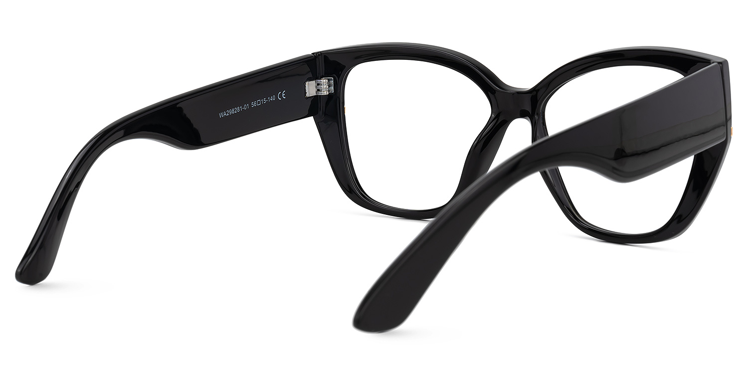 Oneida Geometric Black Glasses3