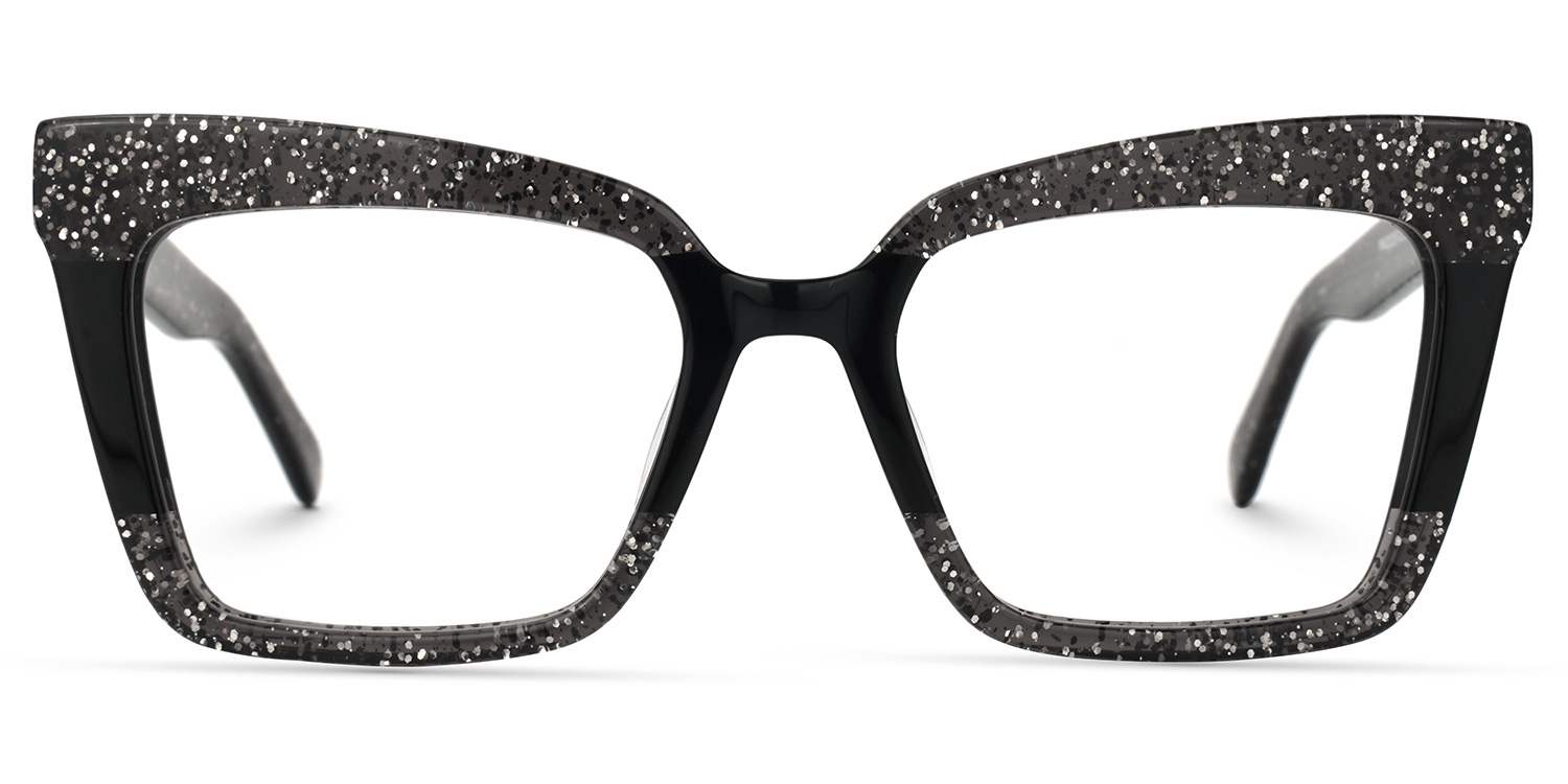 Akers Cateye Black Glasses0