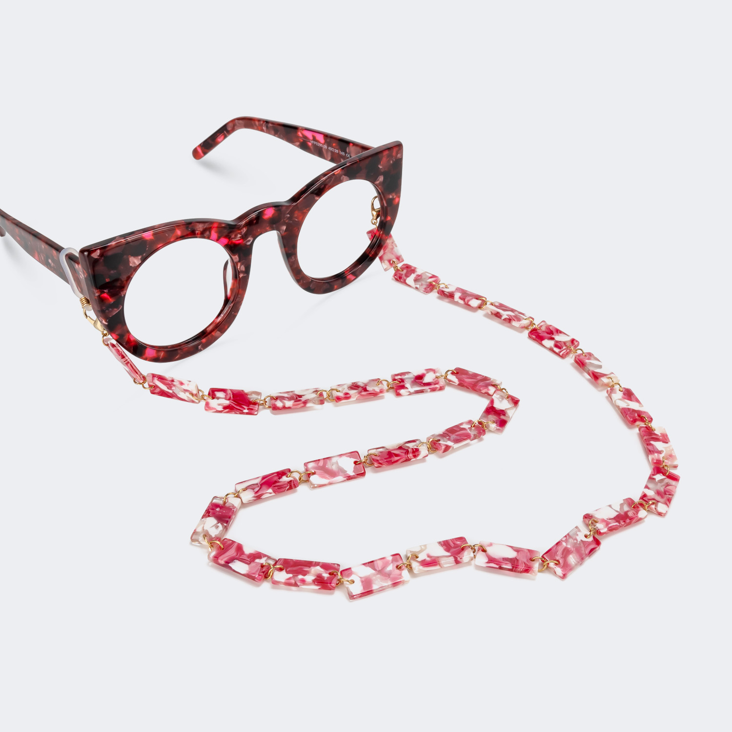 Pretty Lump Red Eyeglasses Chains0