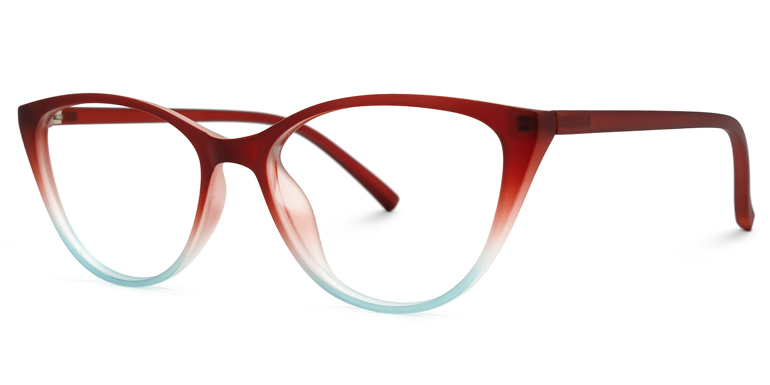 ZEELOOL Lucy Cateye Red Glasses