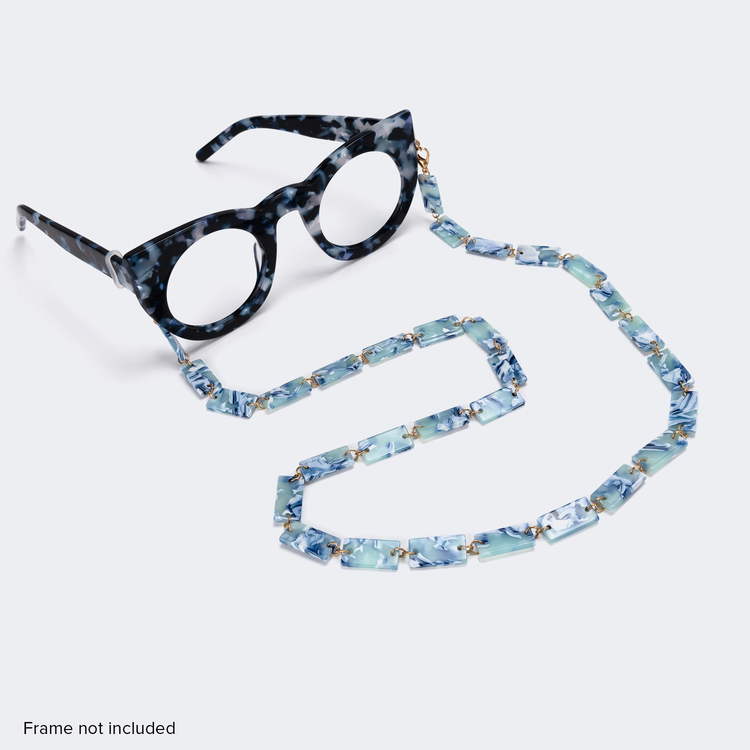 Pretty Lump Light-Blue Eyeglasses Chains1