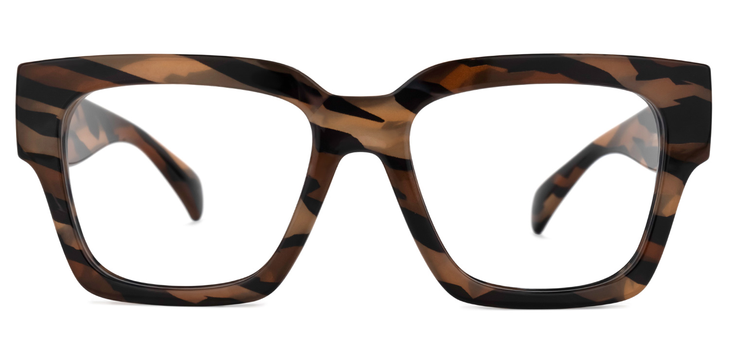 Phoebus Square Brown-Camouflage Glasses good-img
