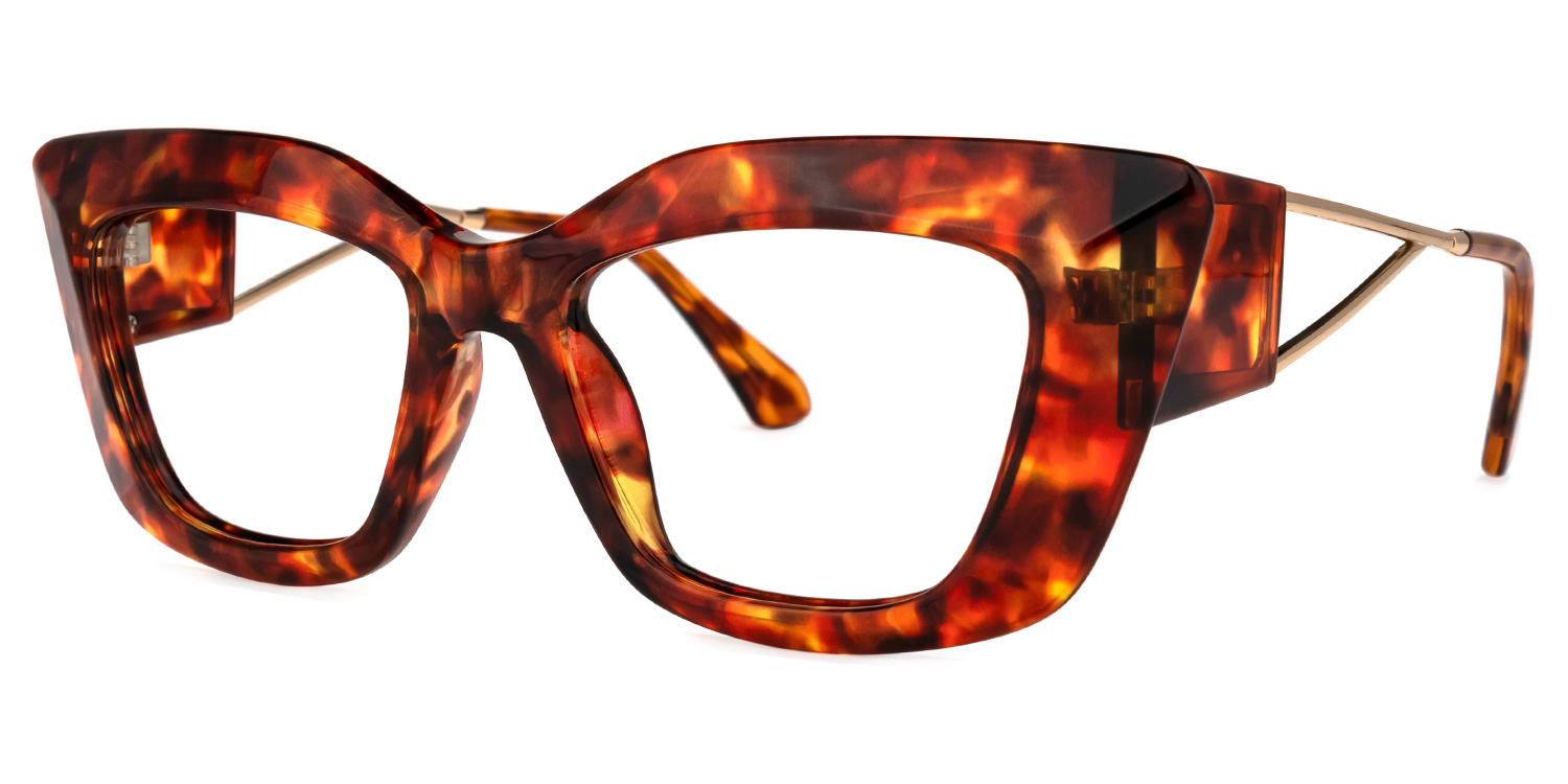 Ferrer Cateye Red-Tortoise Glasses1