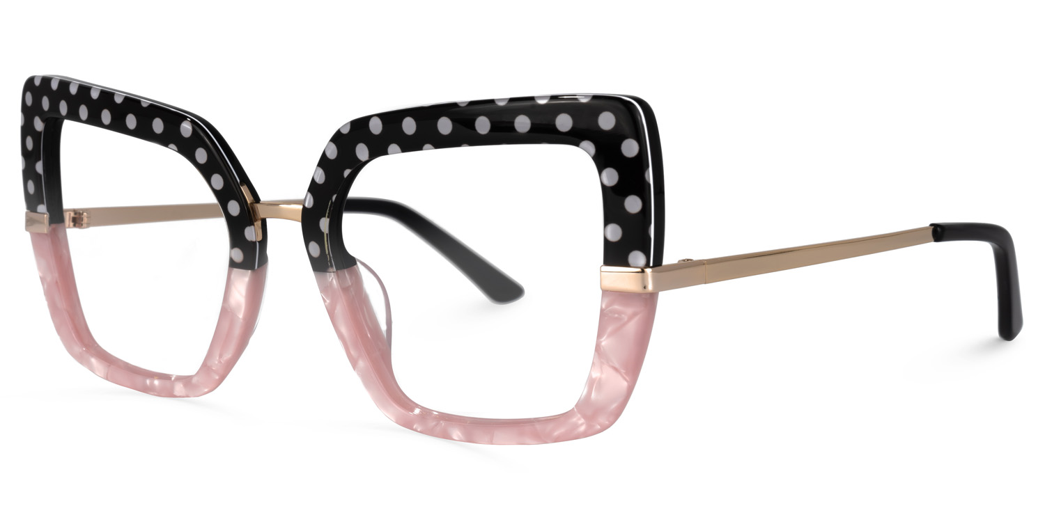 Natalin Square Pink Glasses1