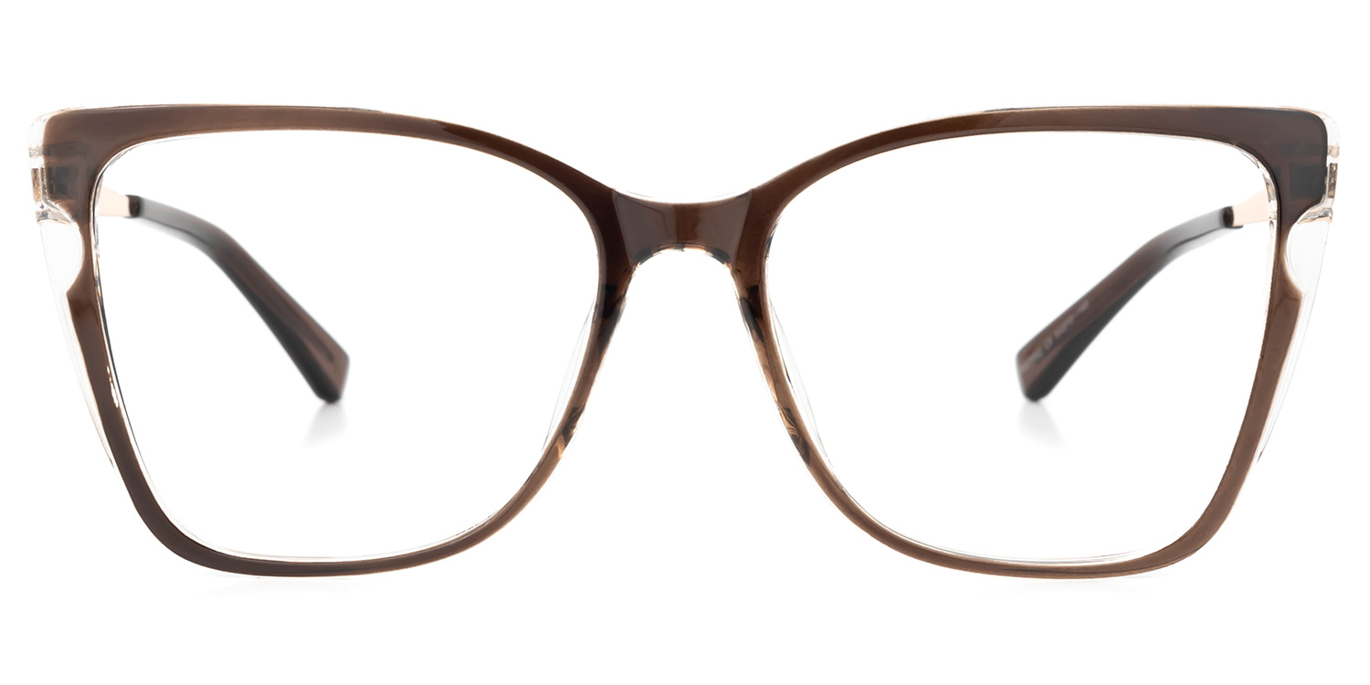 Shinault Cateye Brown Glasses