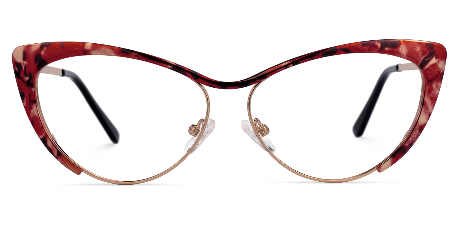 Ellen Cateye Red-Tortoise Glasses good-img
