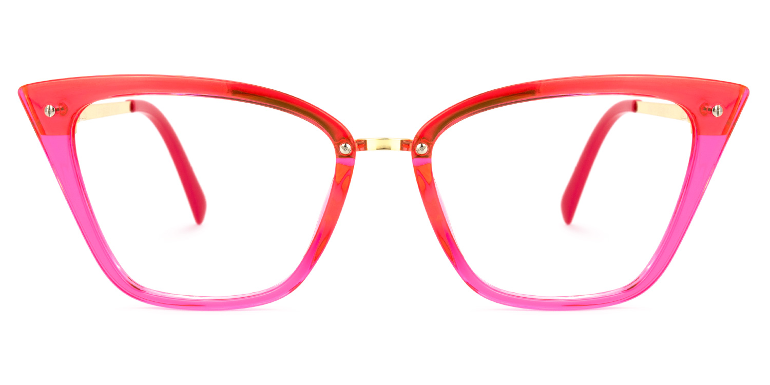 Dionne Cateye Bright-Pink Glasses