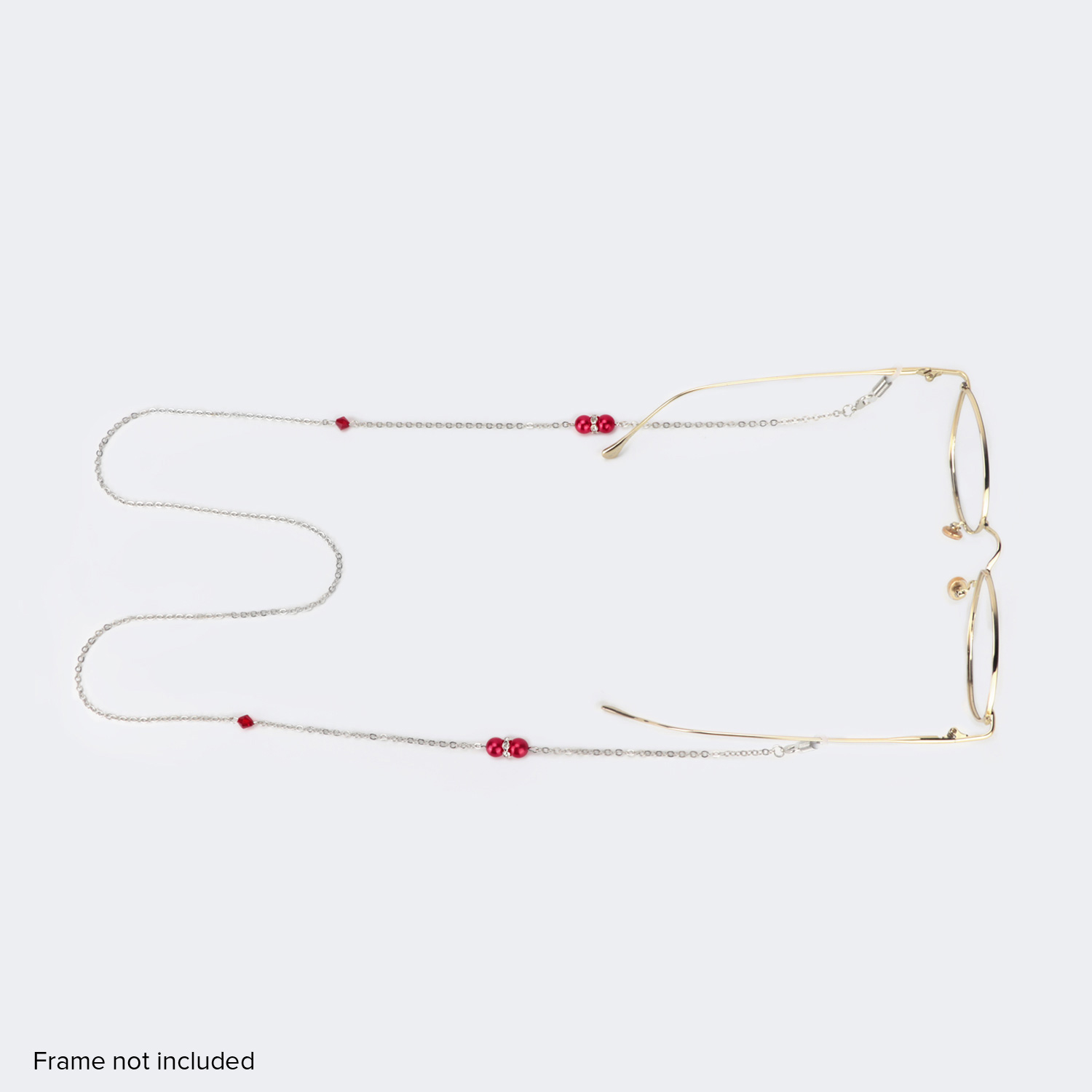 Red Beads Eyeglasses Chain-023