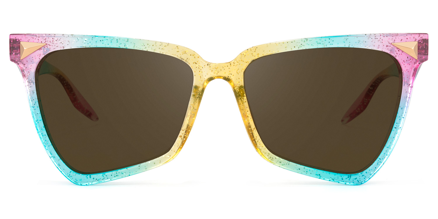 Cicely Geometrical Rainbow Eyeglasses.9