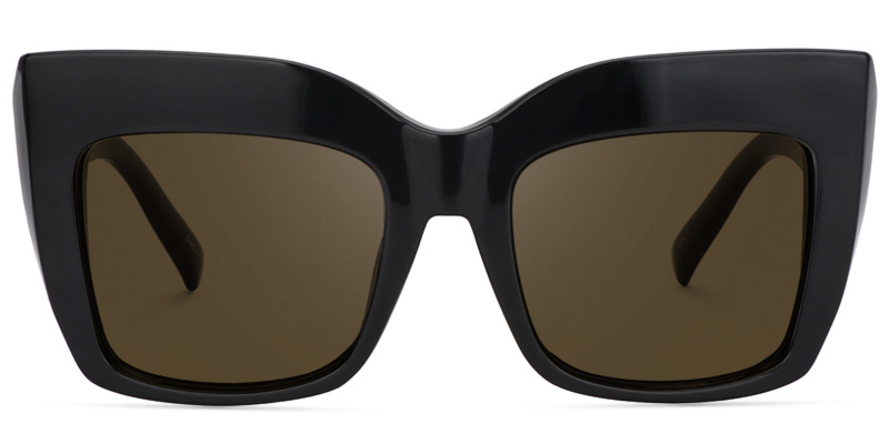 Alberta Cat Eye Black Glasses6