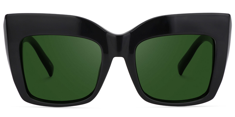 Alberta Cat Eye Black Glasses12