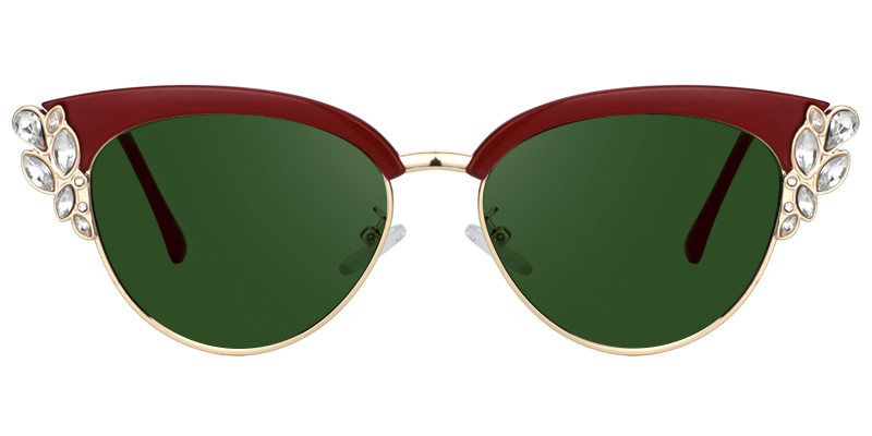 Hearn Cat Eye Red Glasses11