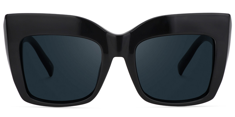 Alberta Cat Eye Black Glasses7