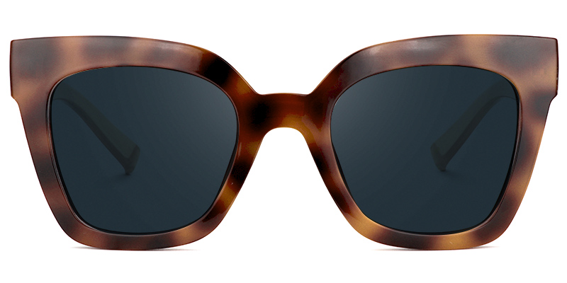 Square Burnt Umber Glasses | Zeelool Eyeglass Frames6