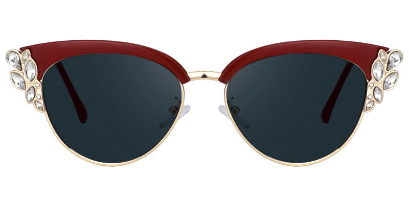 Cat Eye Red Glasses10