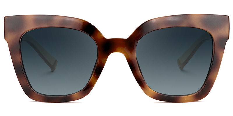 Square Burnt Umber Glasses | Zeelool Eyeglass Frames11