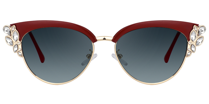 Hearn Cat Eye Red Glasses13