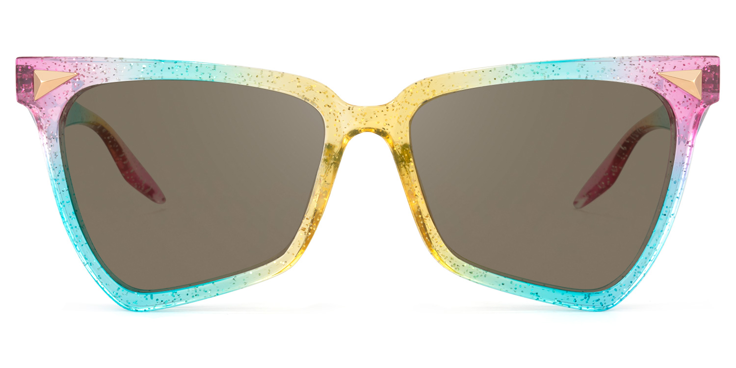 Geometrical Rainbow Eyeglasses | Zeelool Glasses10