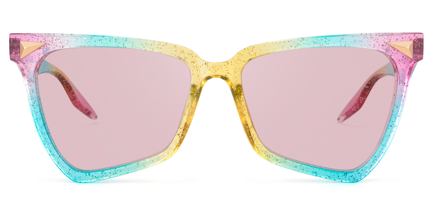 Cicely Geometrical Rainbow Eyeglasses.6