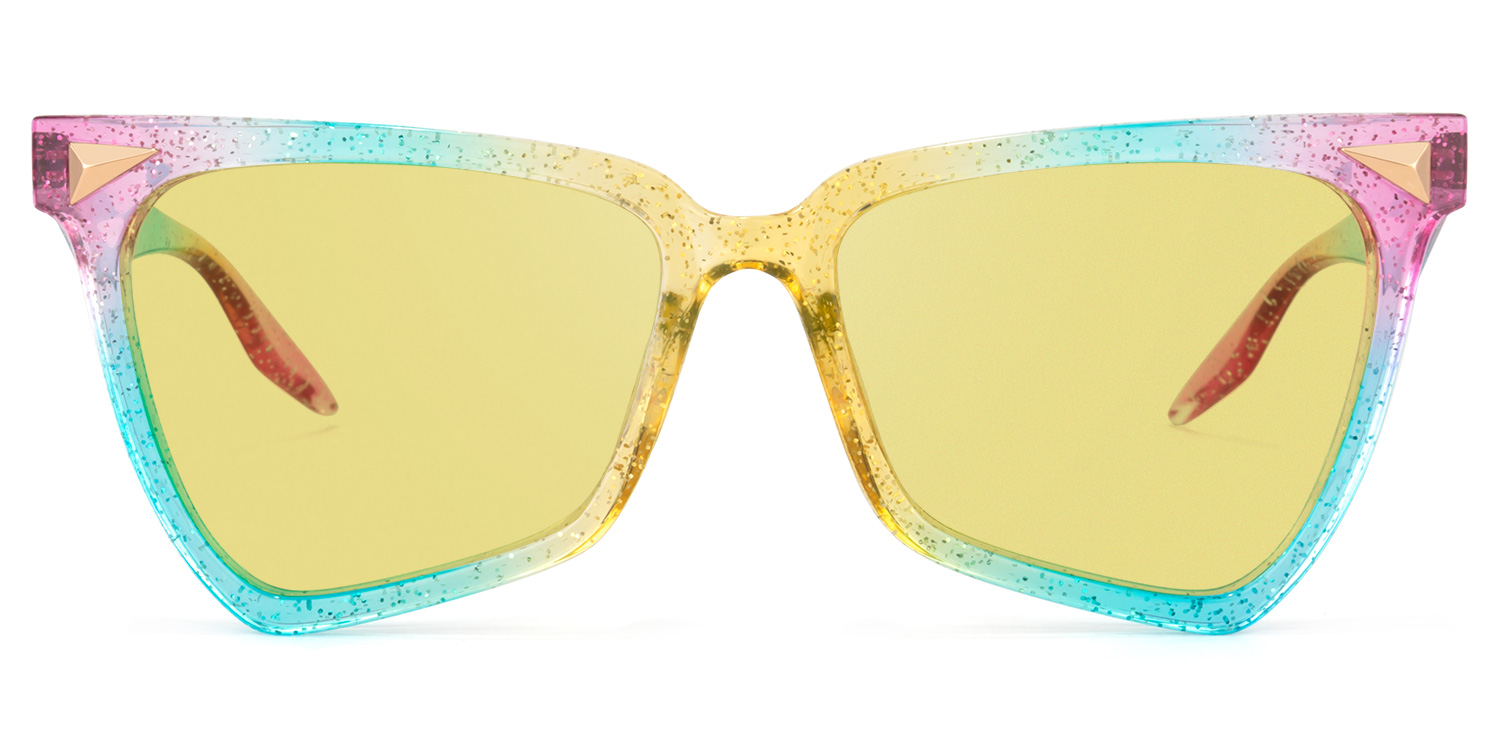 Cicely Geometrical Rainbow Eyeglasses.7