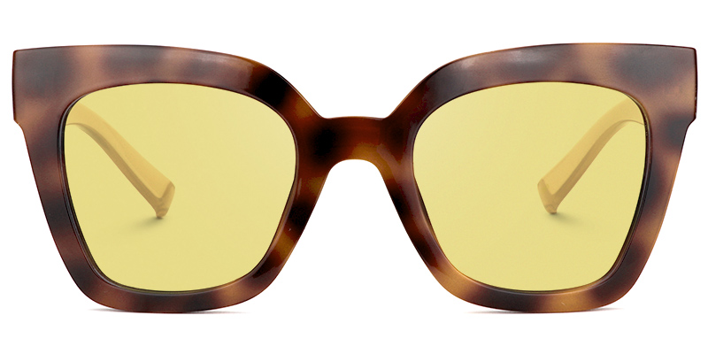 Square Burnt Umber Glasses | Zeelool Eyeglass Frames9