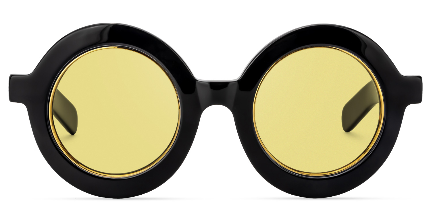 Round Black Glasses | Zeelool Glasses7