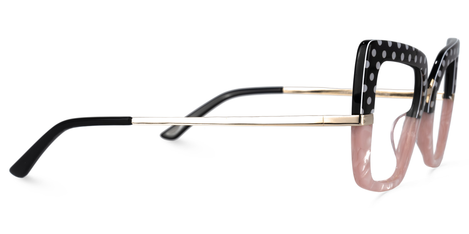 Natalin Square Pink Glasses2