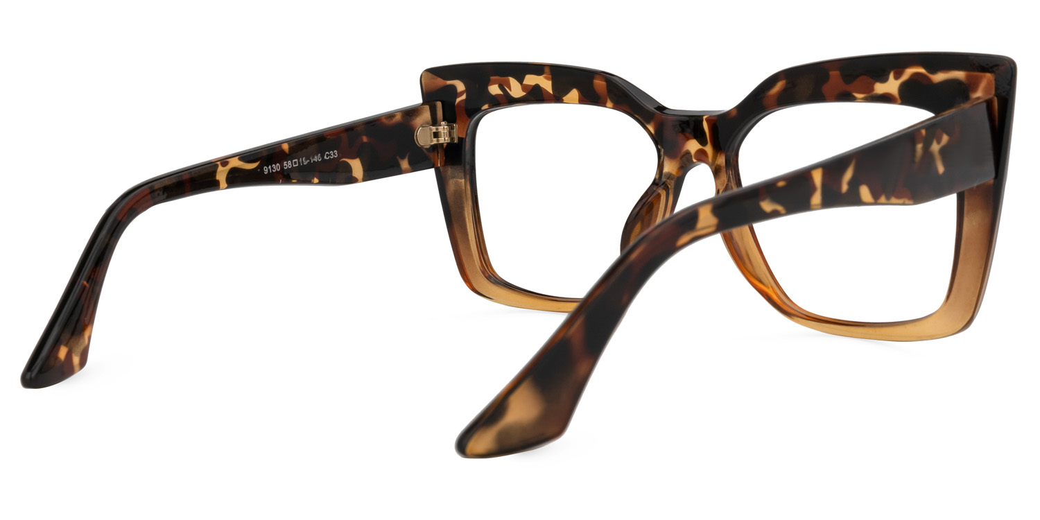 Tyhishia Square Tortoise Glasses3