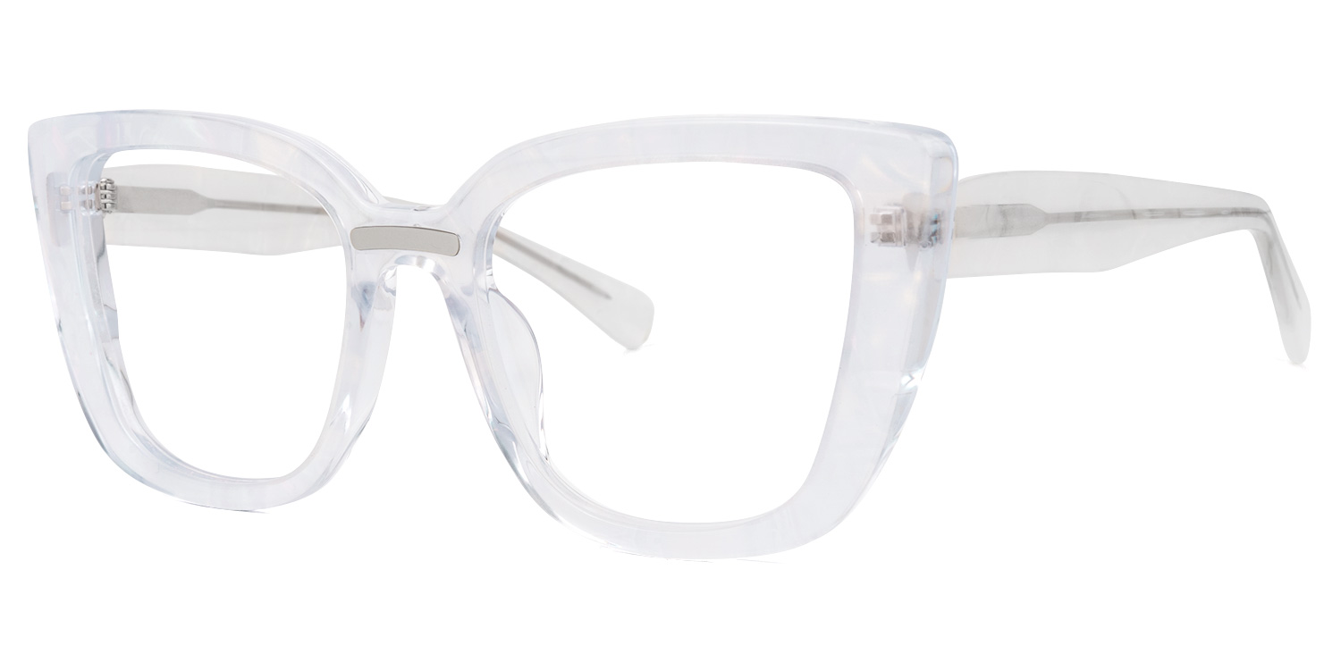 ZEELOOL Peggy Cateye Crystal Glasses