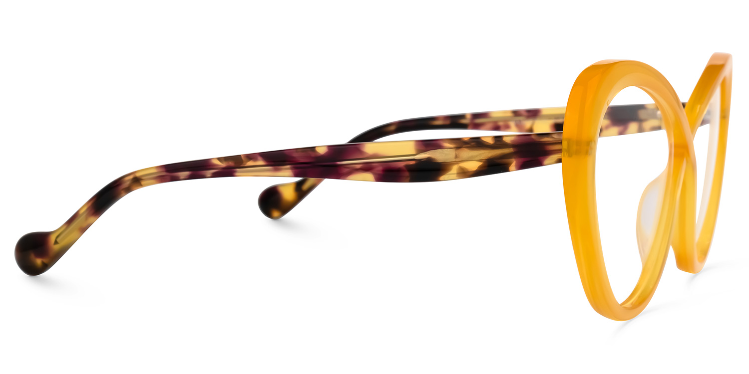 Charde Geometric Yellow Glasses2