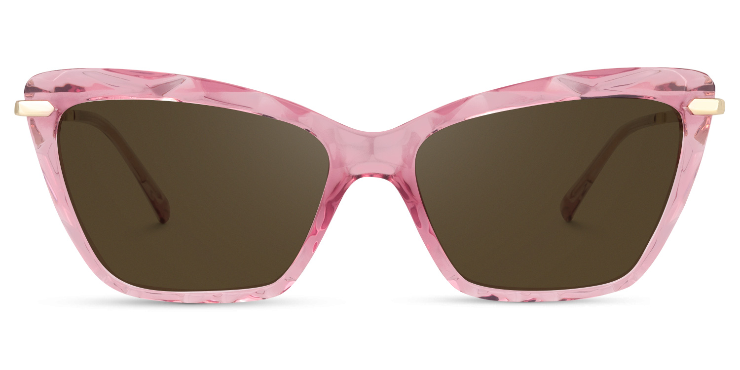 Cateye Pink Glasses | Zeelool Eyewear Online8
