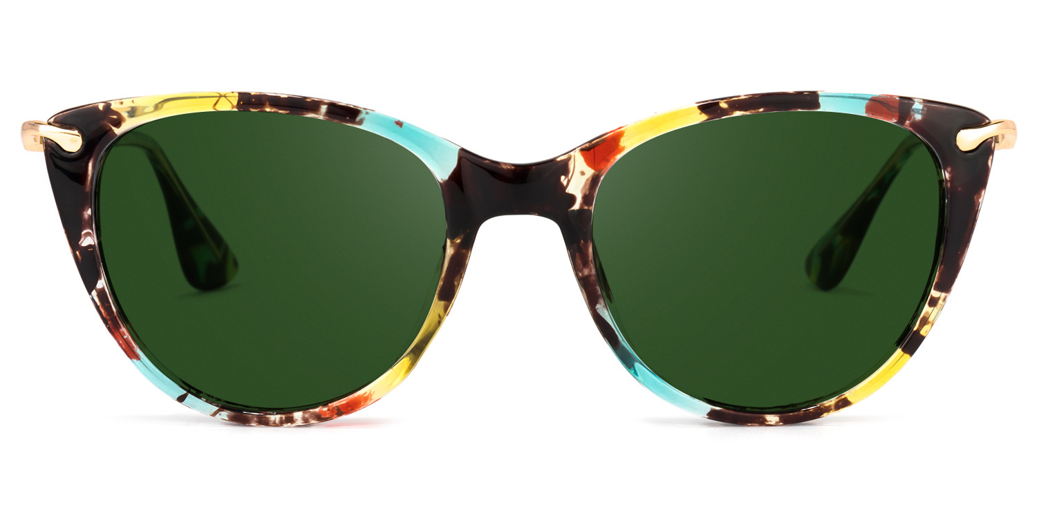 Clement Cat Eye Floral Glasses12