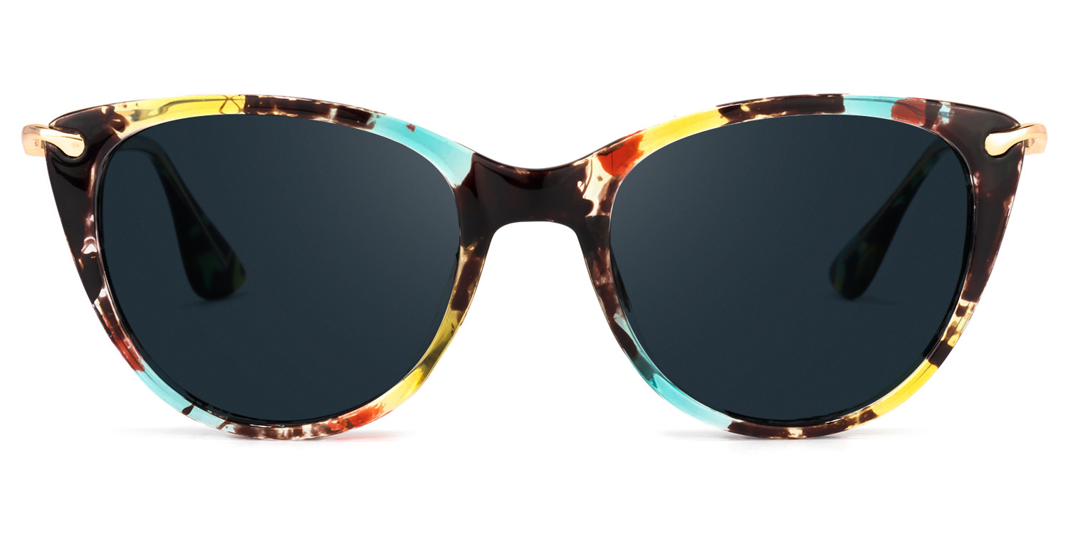 Clement Cat Eye Floral Glasses8